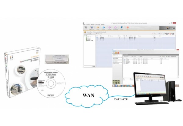 Phần mềm cài đặt hệ thống NETWORK PA IP-1000S